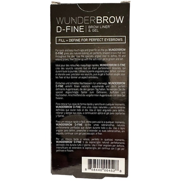 Wunder2 Wunderbrow D-Fine Brow Liner‎ And Gel Eyebrows Duo- Blonde - Picture 2 of 2